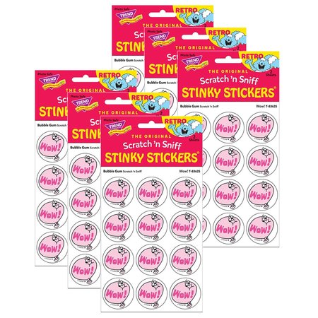 TREND Wow/Bubble Gum Scented Stickers, 144PK T83625